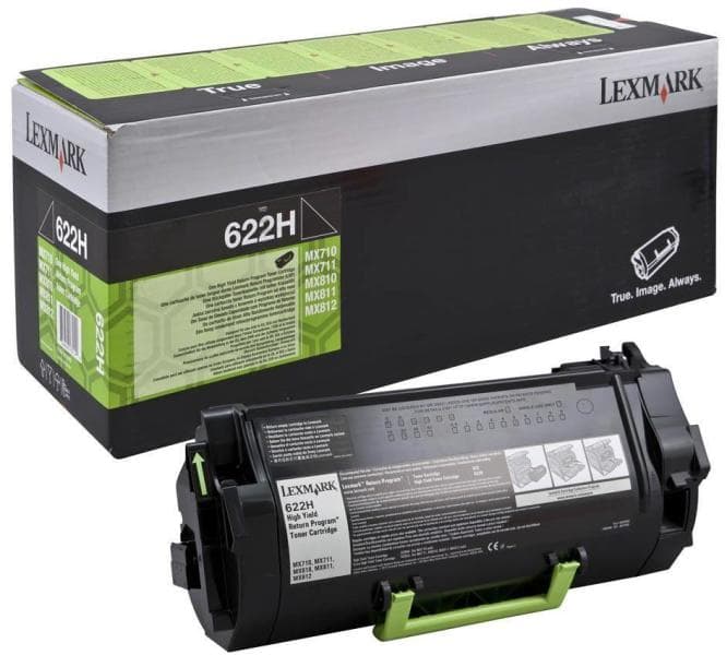 Cartus de toner (25K) Lexmark 622H (62D2H00) Black Return Program