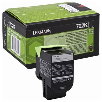 Cartus de toner (1K) Lexmark 702K (70C20K0) Black Return Program