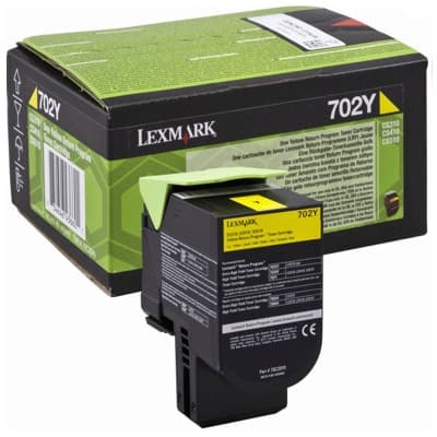Cartus de toner (1K) Lexmark 702Y (70C20Y0) Yellow Return Program