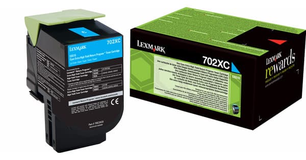 Cartus de toner (4K) Lexmark 702XC (70C2XC0) Cyan Return Program