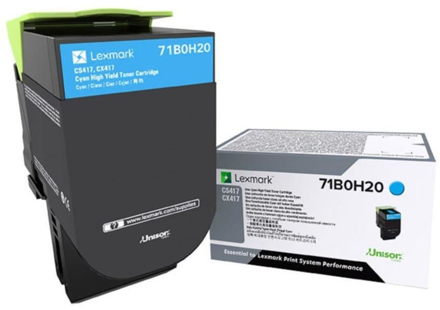 Cartus de toner (3.5K) Lexmark 71B0H20 Cyan