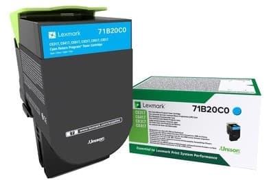 Cartus de toner (2.3K) Lexmark 71B20C0 Cyan Return Program
