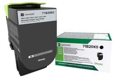 Cartus de toner (3K) Lexmark 71B20K0 Black Return Program