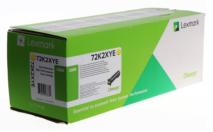 Cartus de toner (22K) Lexmark 72K2XYE Yellow Corporate
