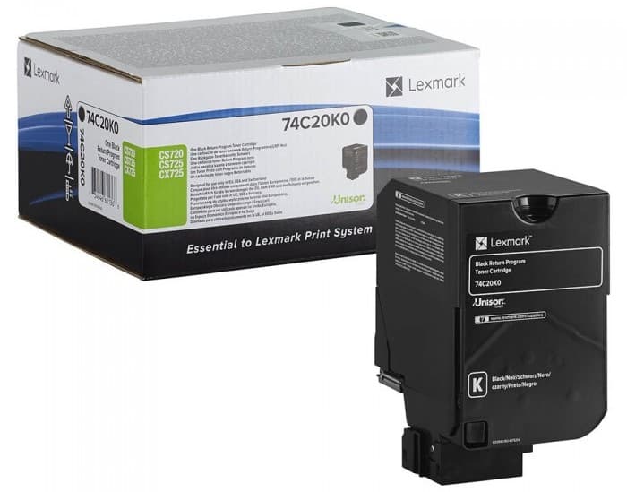 Cartus de toner (3K) Lexmark 74C20K0 Black Return Program