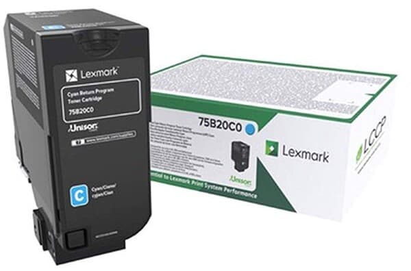Cartus de toner (10K) Lexmark 75B20C0 Cyan Return Program
