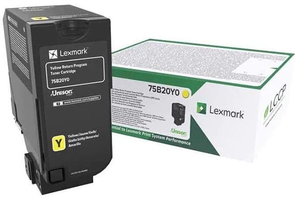 Cartus de toner (10K) Lexmark 75B20Y0 Yellow Return Program