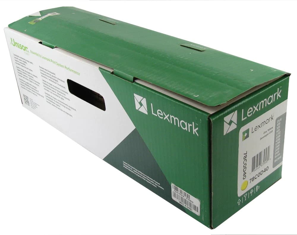 Unitate de developare (125K) Lexmark 78C0D40 Yellow Developing Unit