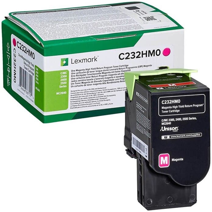 Cartus de toner (2.3K) Lexmark C232HM0 Magenta Return Program