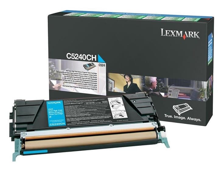 Cartus de toner (5K) Lexmark C5240CH Cyan Return Program