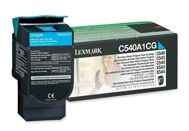 Cartus de toner (1K) Lexmark C540A1CG Cyan Return Program