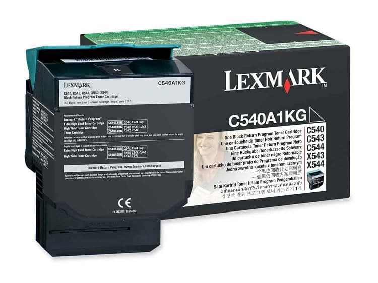 Cartus de toner (1K) Lexmark C540A1KG Black Return Program