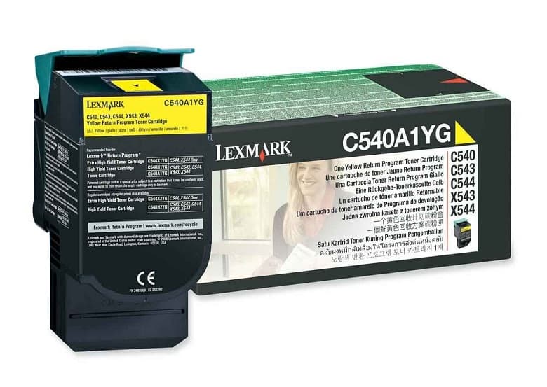 Cartus de toner (1K) Lexmark C540A1YG Yellow Return Program