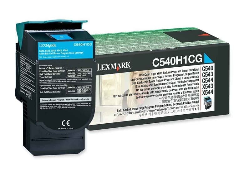 Cartus de toner (2K) Lexmark C540H1CG Cyan Return Program