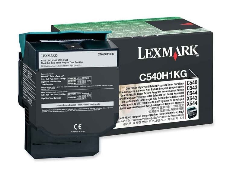Cartus de toner (2.5K) Lexmark C540H1KG Black Return Program