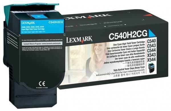 Cartus de toner (2K) Lexmark C540H2CG Cyan