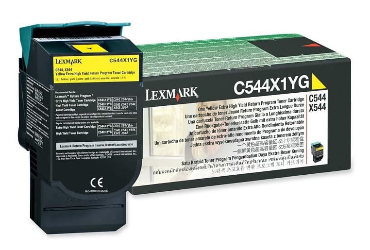 Cartus de toner (4K) Lexmark C544X1YG Yellow Return Program