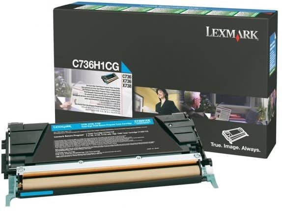 Cartus de toner (10K) Lexmark C736H1CG Cyan Return Program