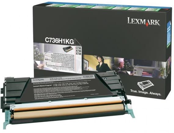 Cartus de toner (12K) Lexmark C736H1KG Black Return Program