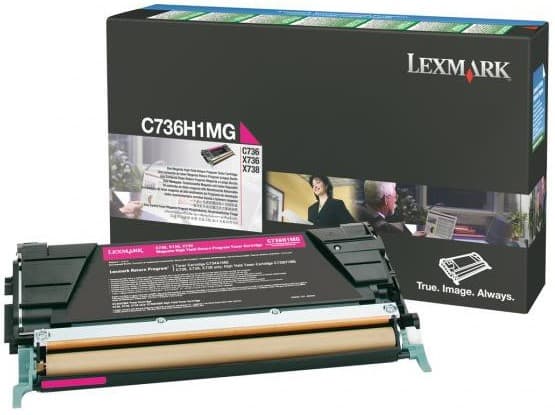 Cartus de toner (10K) Lexmark C736H1MG Magenta Return Program