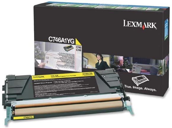 Cartus de toner (7K) Lexmark C746A1YG Yellow Return Program