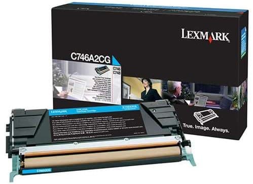 Cartus de toner (7K) Lexmark C746A2CG Cyan