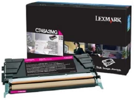 Cartus de toner (7K) Lexmark C746A2MG Magenta