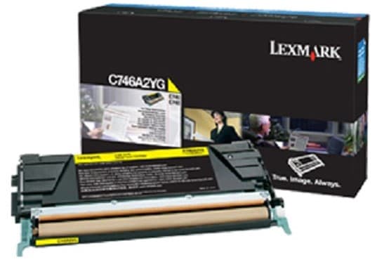 Cartus de toner (7K) Lexmark C746A2YG Yellow