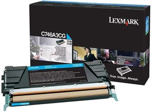 Cartus de toner (7K) Lexmark C746A3CG Cyan Corporate
