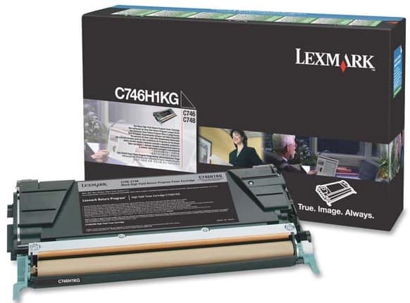 Cartus de toner (12K) Lexmark C746H1KG Black Return Program