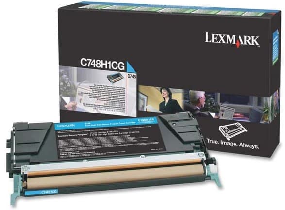 Cartus de toner (10K) Lexmark C748H1CG Cyan Return Program