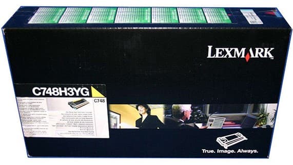Cartus de toner (10K) Lexmark C748H3YG Yellow Corporate