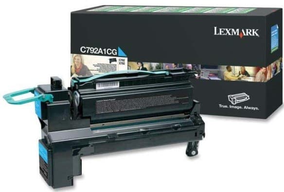Cartus de toner (6K) Lexmark C792A1CG Cyan Return Program