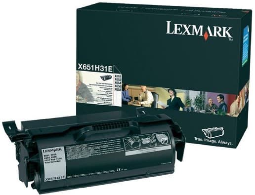 Cartus de toner (25K) Lexmark X651H31E Black Corporate
