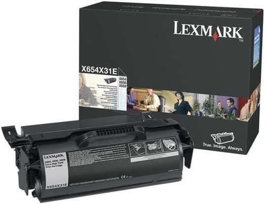 Cartus de toner (36K) Lexmark X654X31E Black Corporate