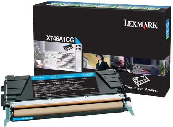 Cartus de toner (7K) Lexmark X746A1CG Cyan Return Program