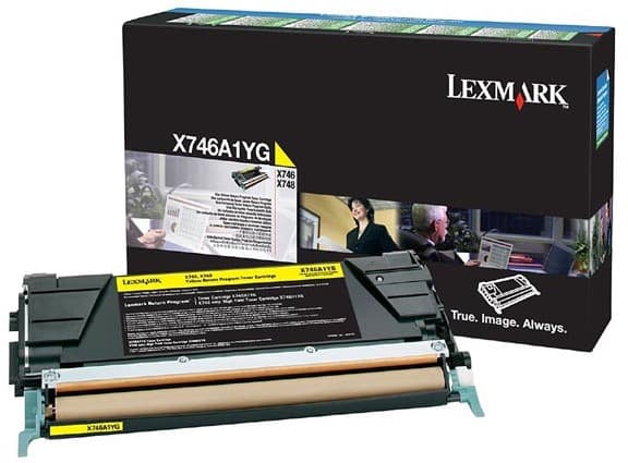 Cartus de toner (7K) Lexmark X746A1YG Yellow Return Program