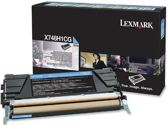 Cartus de toner (10K) Lexmark X748H1CG Cyan Return Program