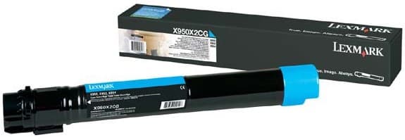 Cartus de toner (22K) Lexmark X950X2CG Cyan
