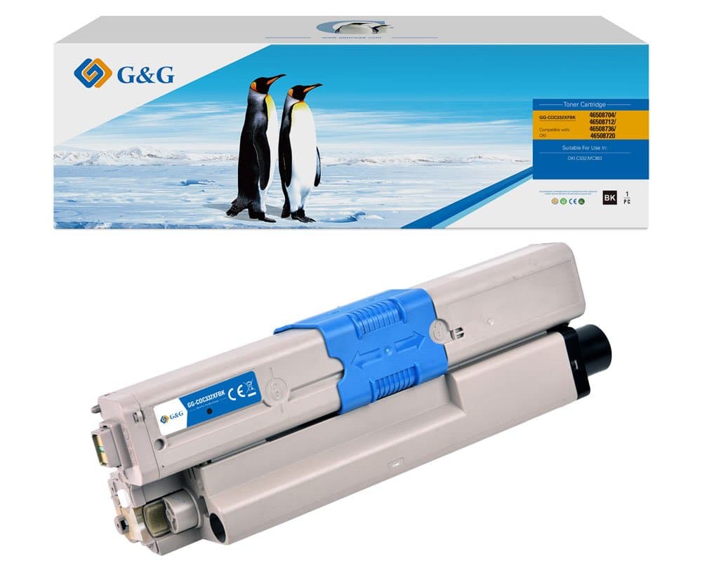 Toner Premium G&G (3.5K) Oki 46508712 Black