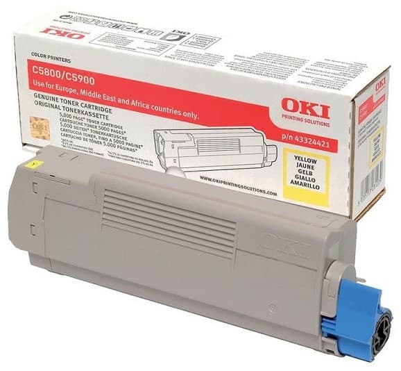 Cartus de toner (5K) Oki 43324421 Yellow