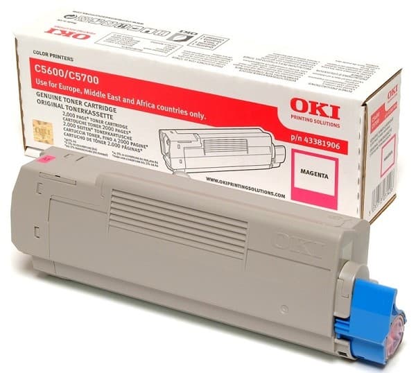 Cartus de toner (2K) Oki 43381906 Magenta