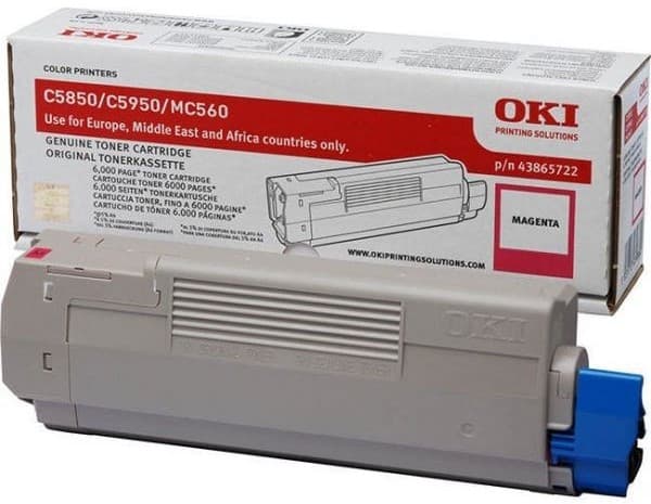 Cartus de toner (6K) Oki 43865722 Magenta
