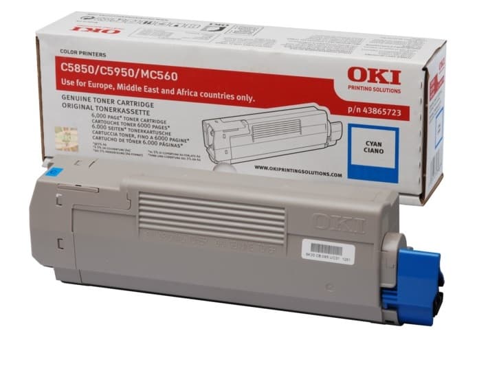 Cartus de toner (6K) Oki 43865723 Cyan