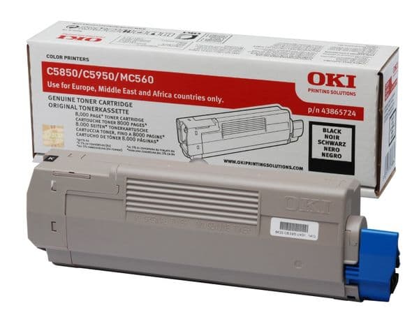 Cartus de toner (8K) Oki 43865724 Black