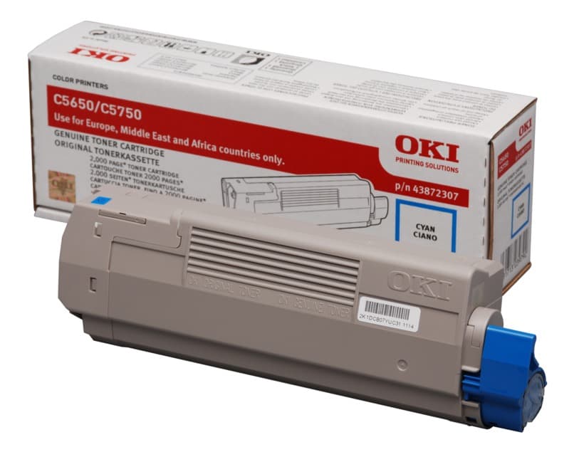 Cartus de toner (2K) Oki 43872307 Cyan