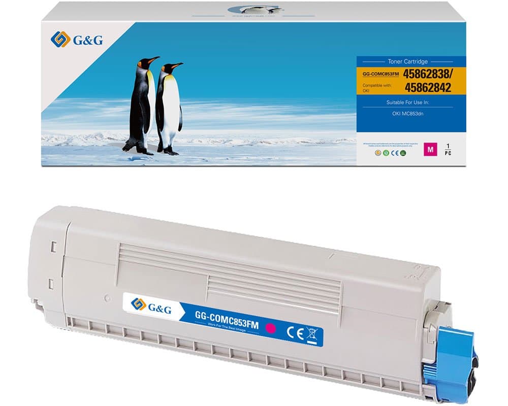 Toner Premium G&G magenta Oki MC853/ MC873 (7.3K)