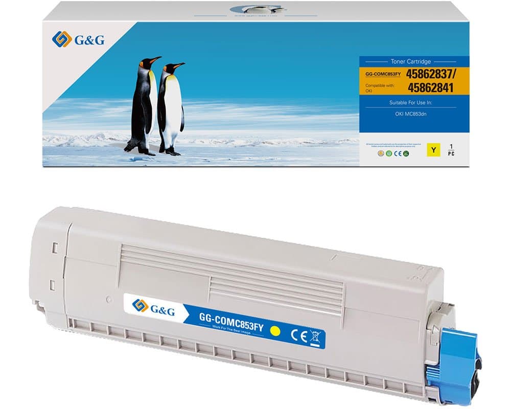 Toner Premium G&G yellow Oki MC853/ MC873 (7.3K)