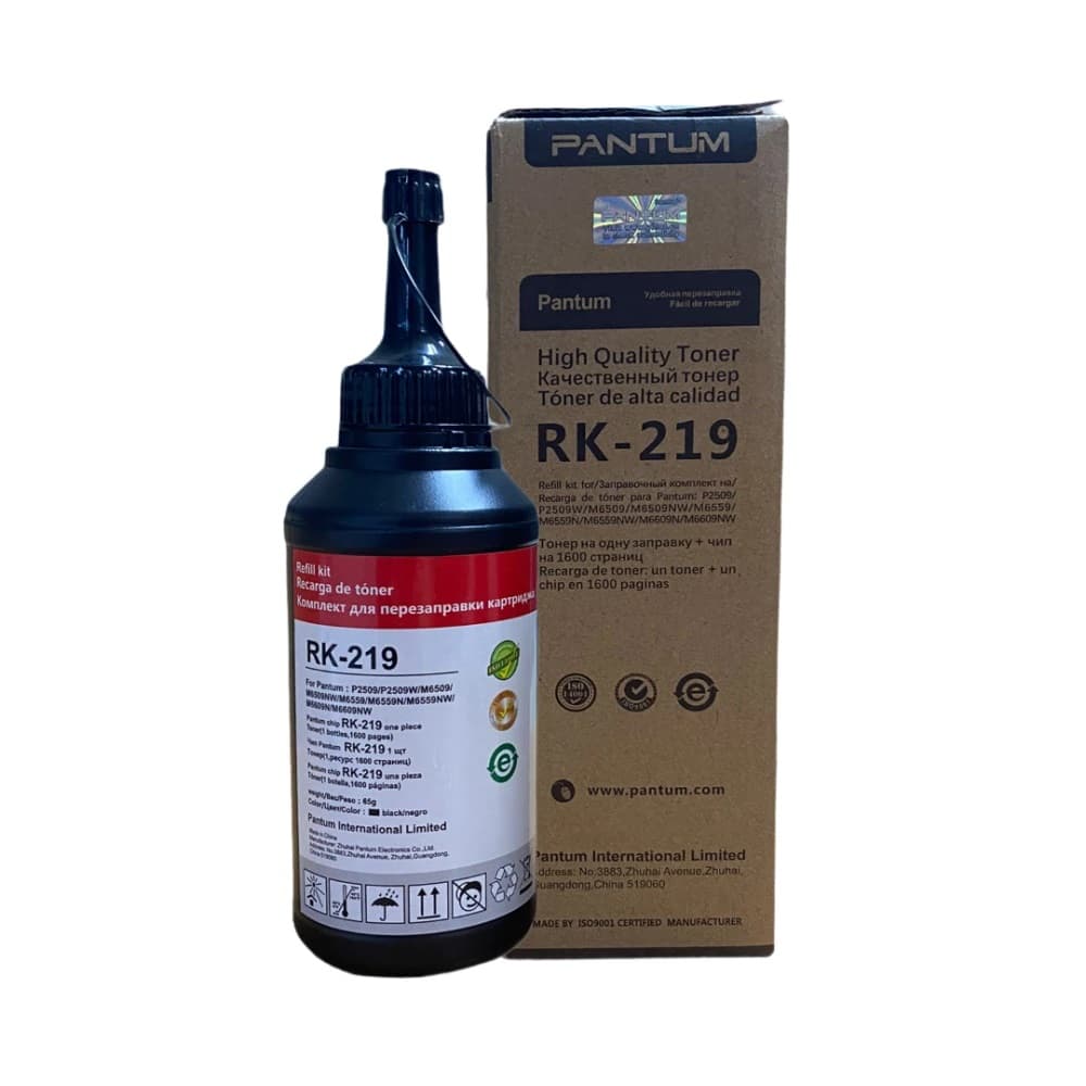 Kit de reincarcare toner original Pantum RK-219 Refill kit (toner si chip PD-219)