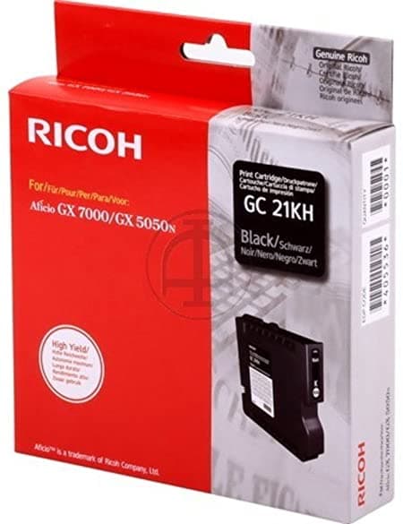 Cartus de gel original Ricoh GC 21KHY Black (405536, GC-21KHY)